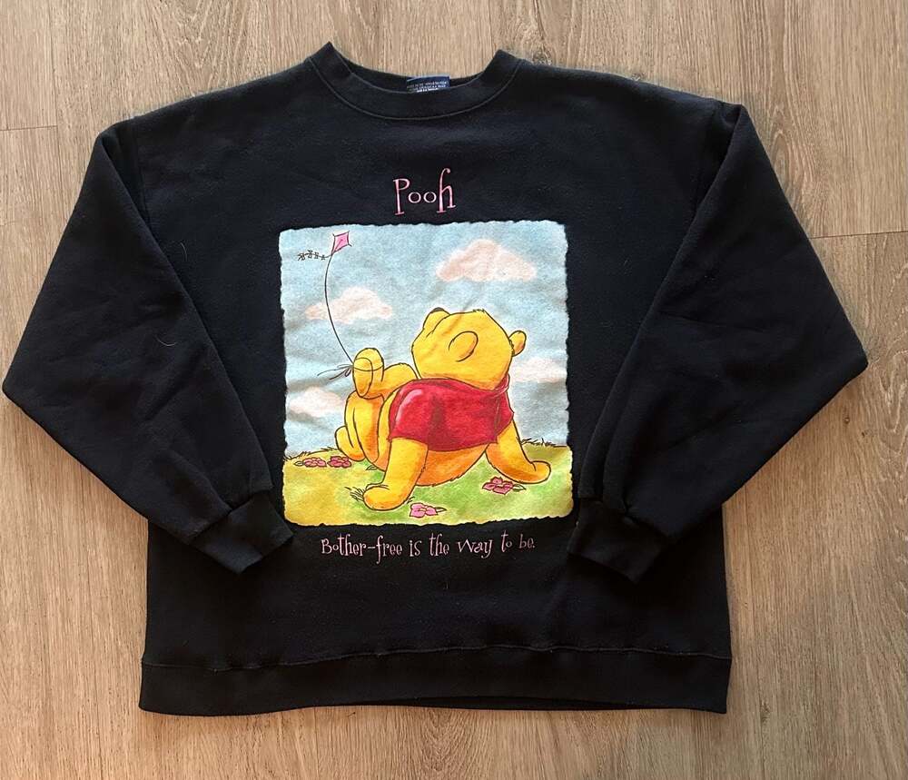 90’s Vintage Disney Winnie the Pooh Bother-Free Sweatshirt Size M/L